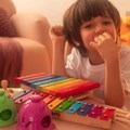 Xilofone Infantil Kidzzo Colorido com 8 Teclas em Madeira
